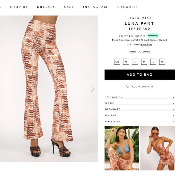 TigerMist Luna Pant - Picture 1 of 1